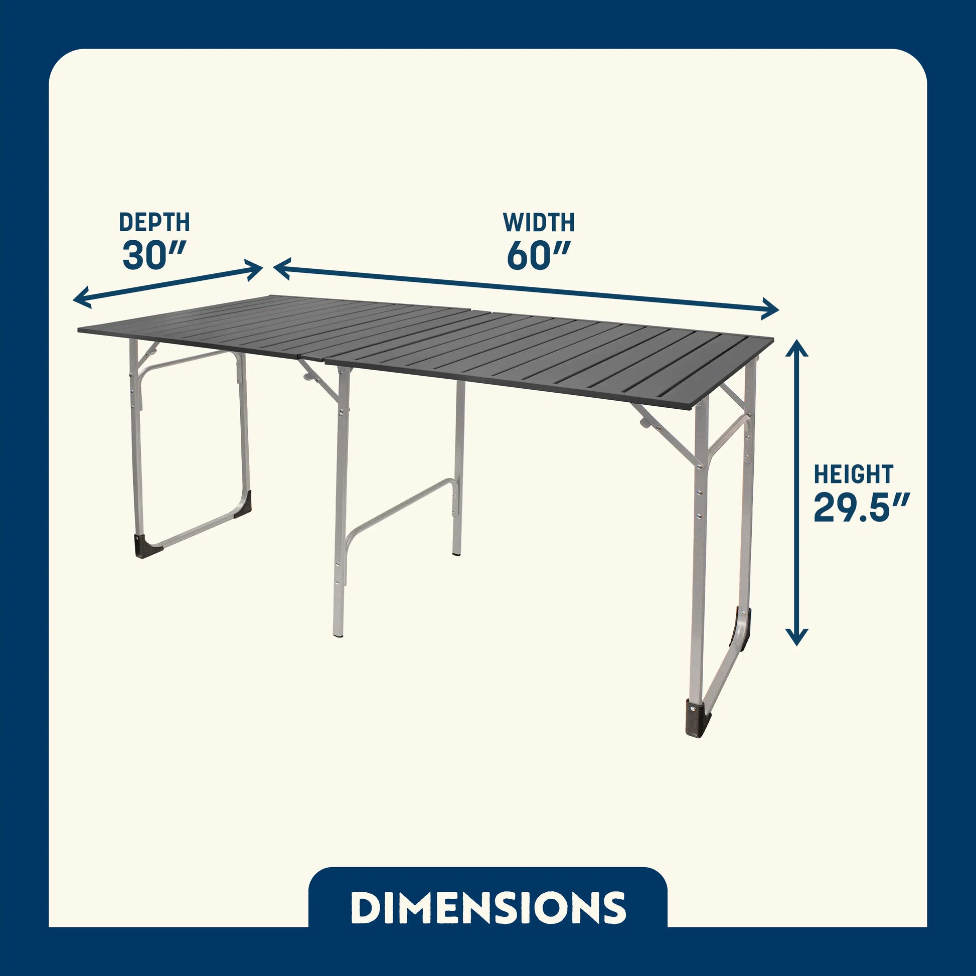 Slim-Fold Table XL™ - Fresh Volume