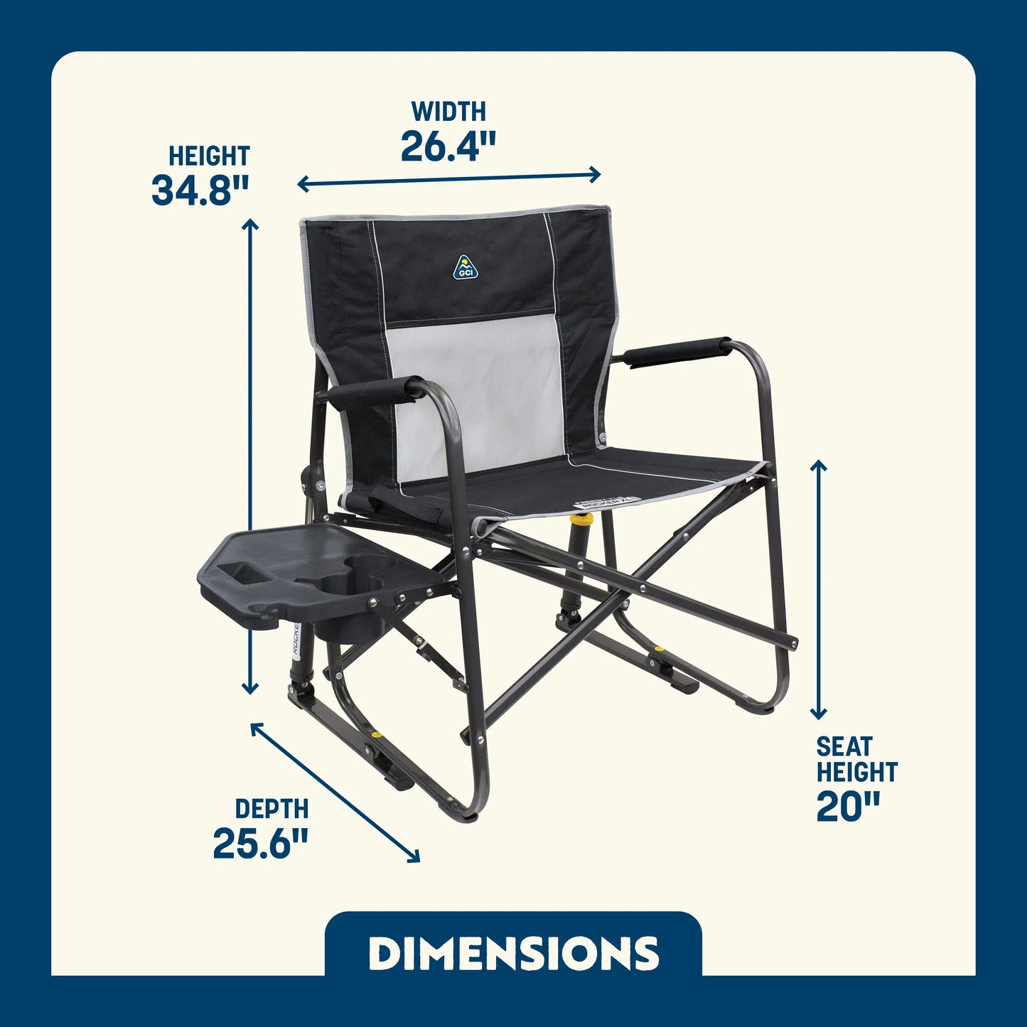 Freestyle Rocker XL™ with Side Table - Travel Edit