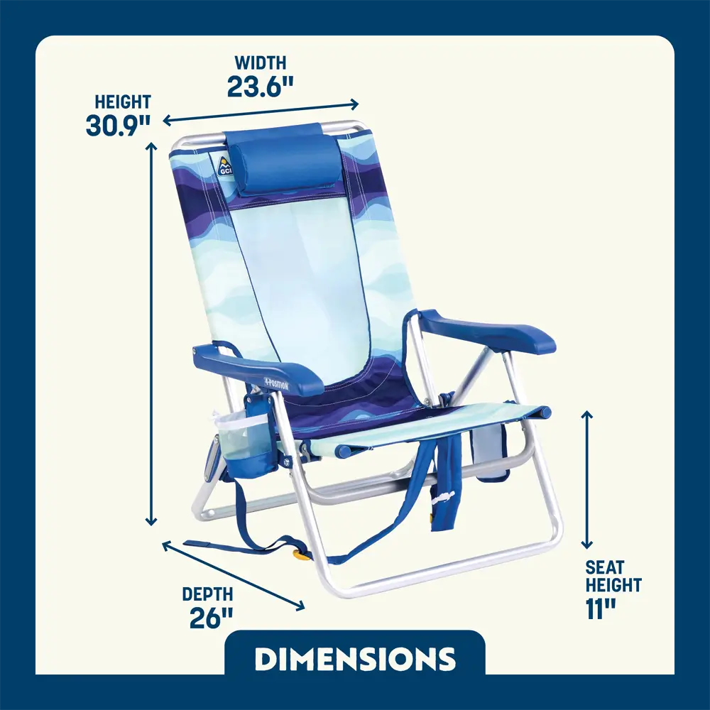 Backpack Beach Chair™ - Clean Bundle