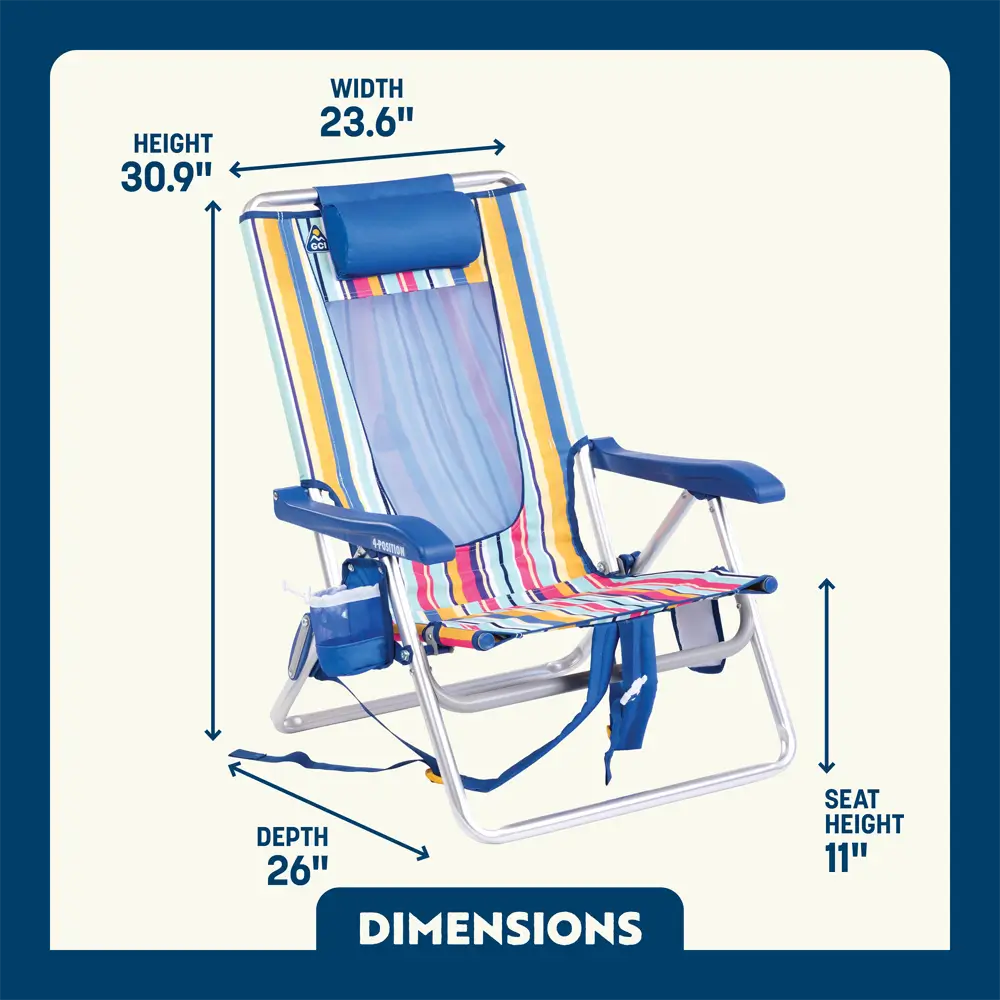 Backpack Beach Chair™ - Clean Bundle