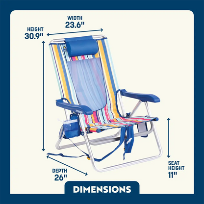 Backpack Beach Chair™ - Clean Bundle