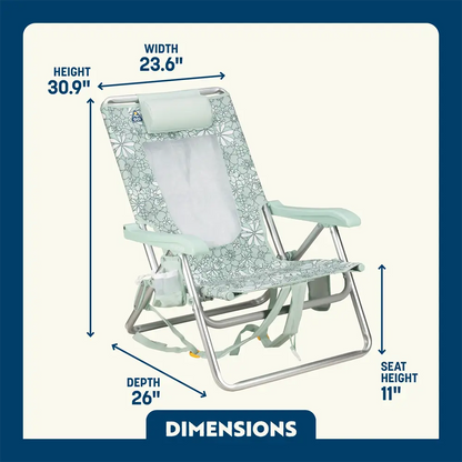 Backpack Beach Chair™ - Clean Bundle