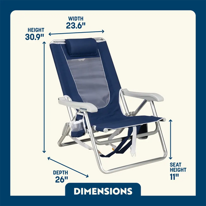 Backpack Beach Chair™ - Clean Bundle