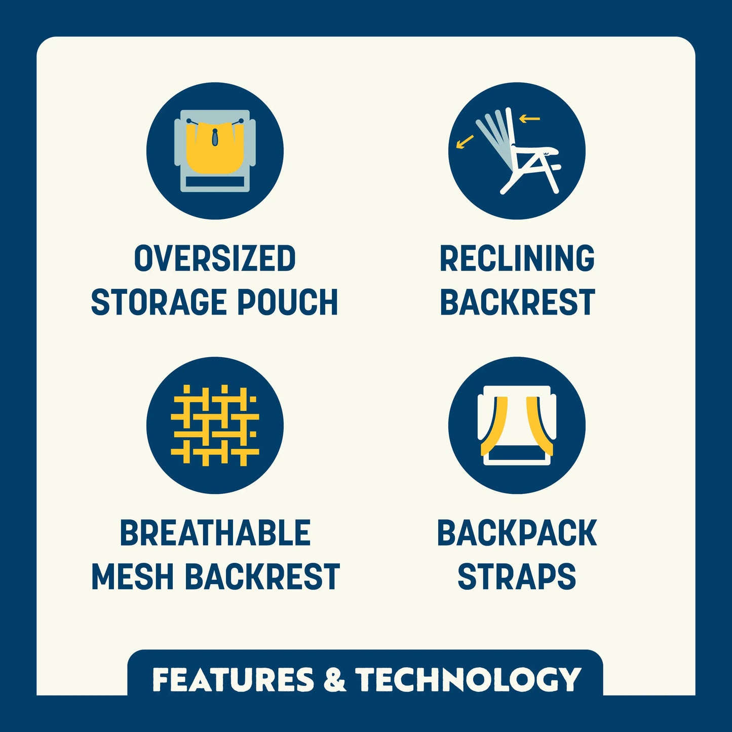 Backpack Beach Chair™ - Clean Bundle