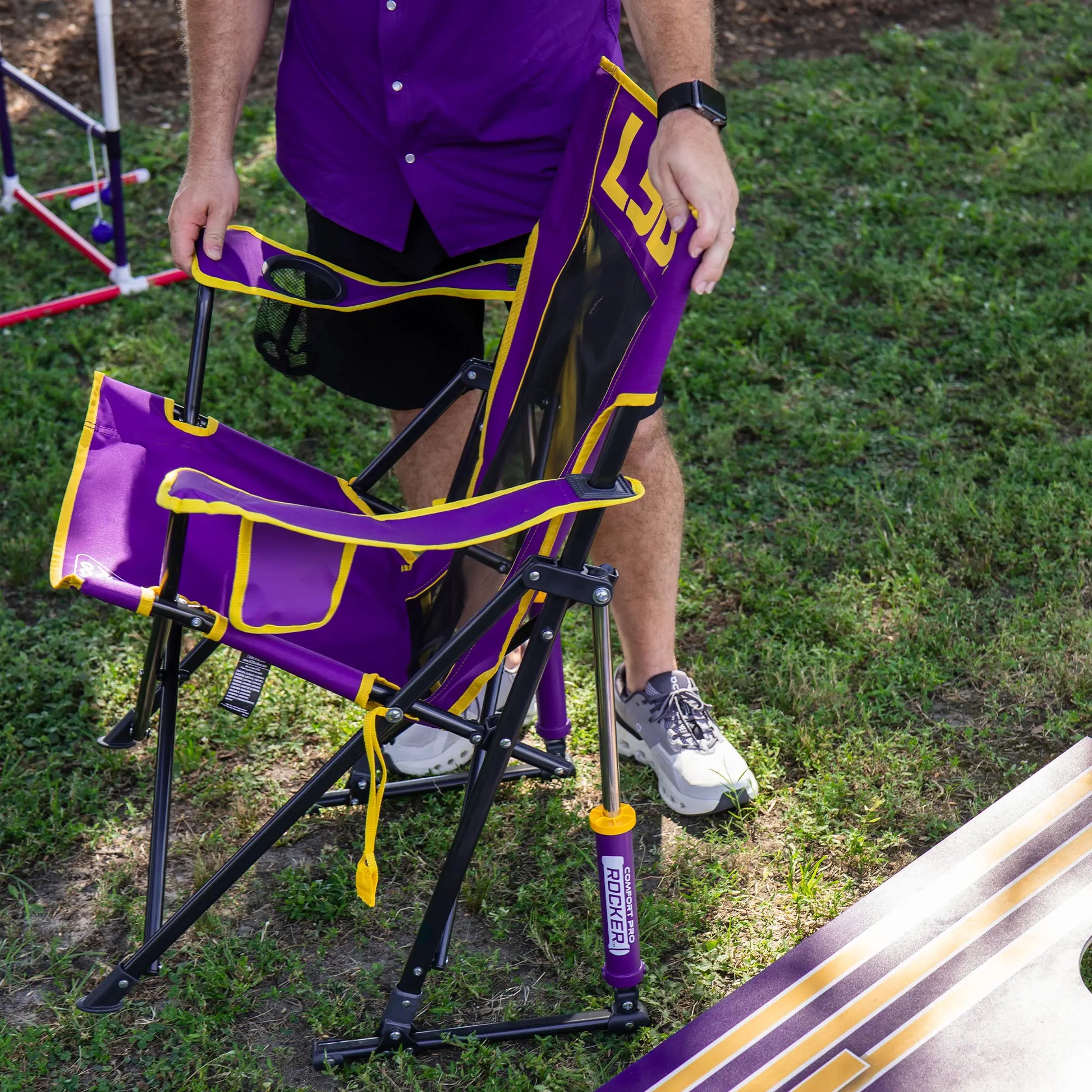 College Comfort Pro Rocker™ - LSU Tigers - Weekend Pair