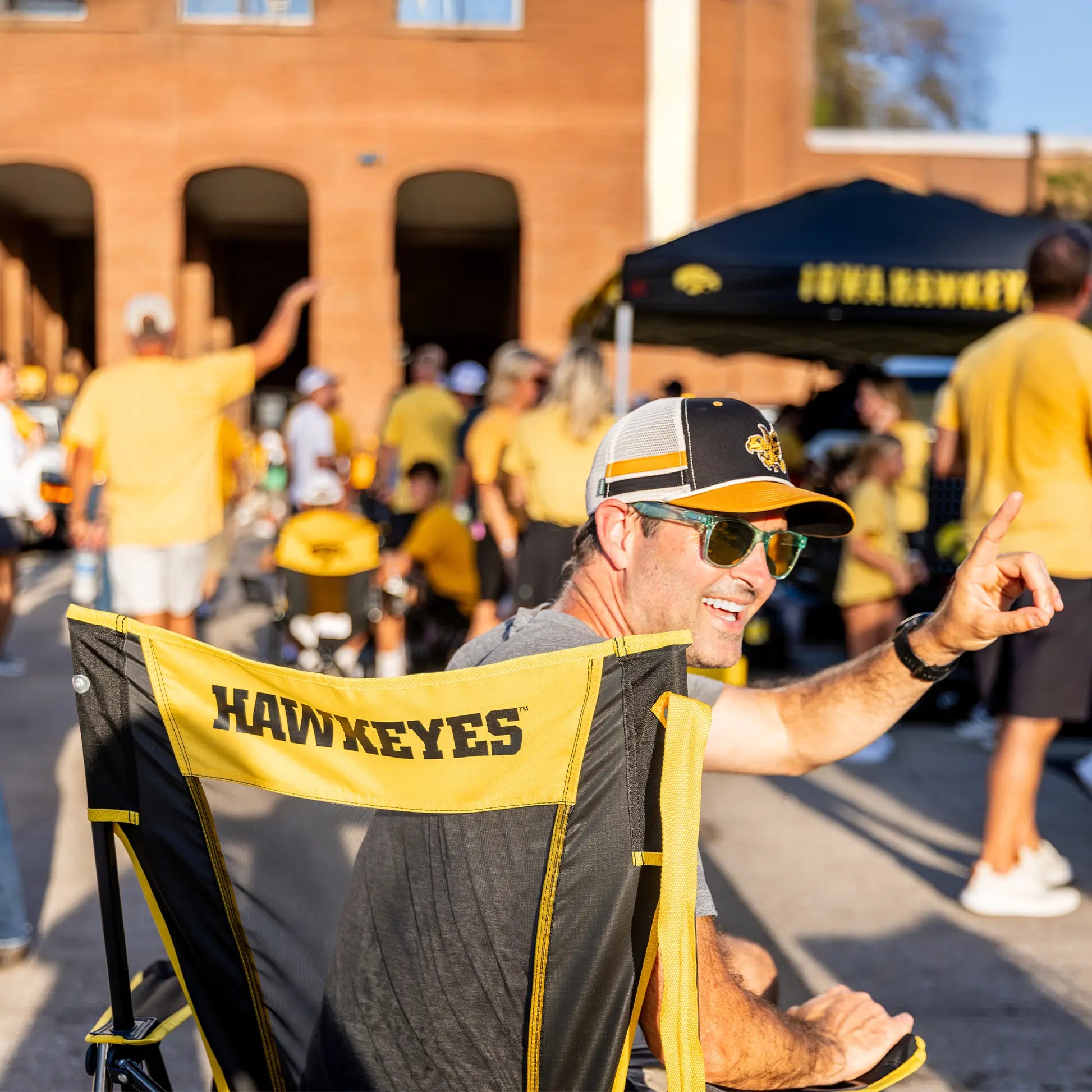 College Comfort Pro Rocker™ - Iowa Hawkeyes - Weekend Pair