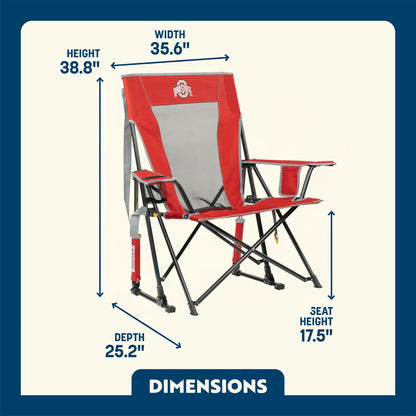 College Comfort Pro Rocker™ - Ohio State Buckeyes - Simple Edit