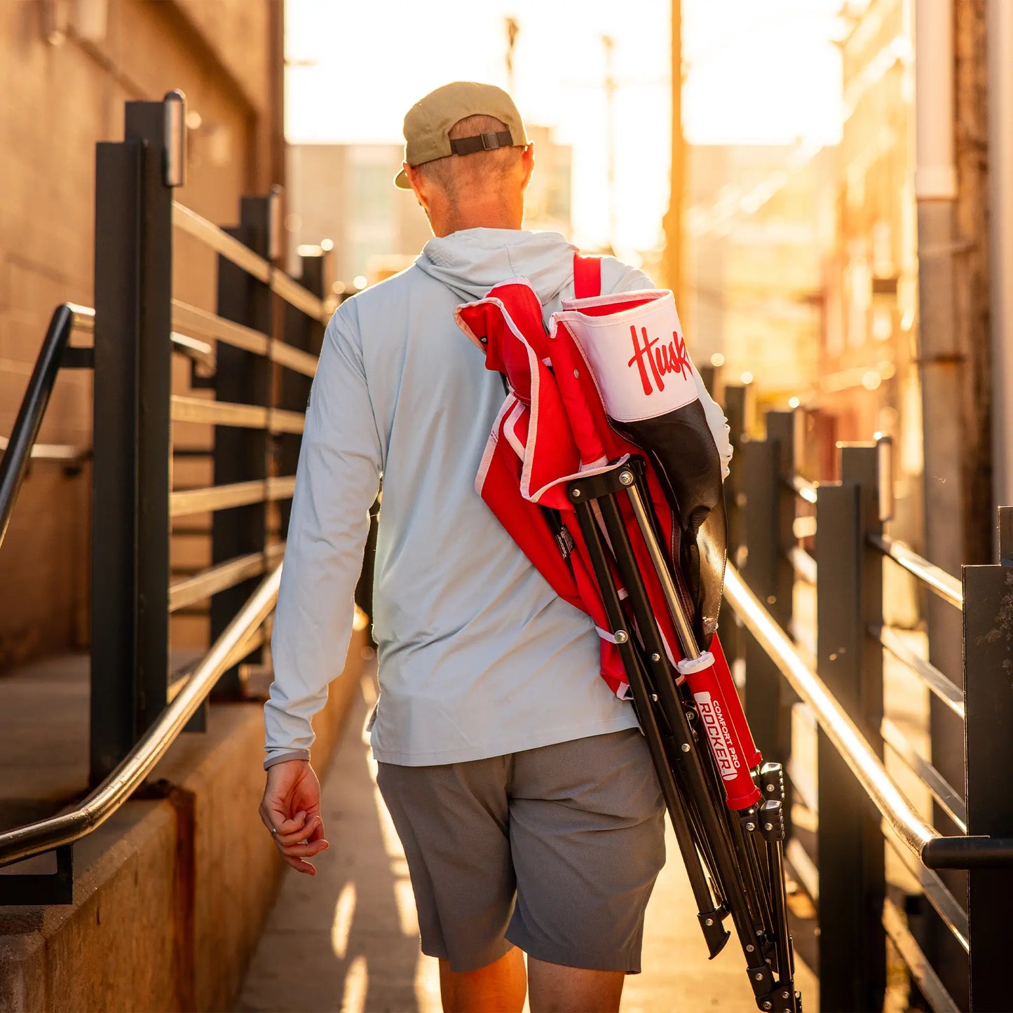 College Comfort Pro Rocker™ - Nebraska Cornhuskers - Simple Edit