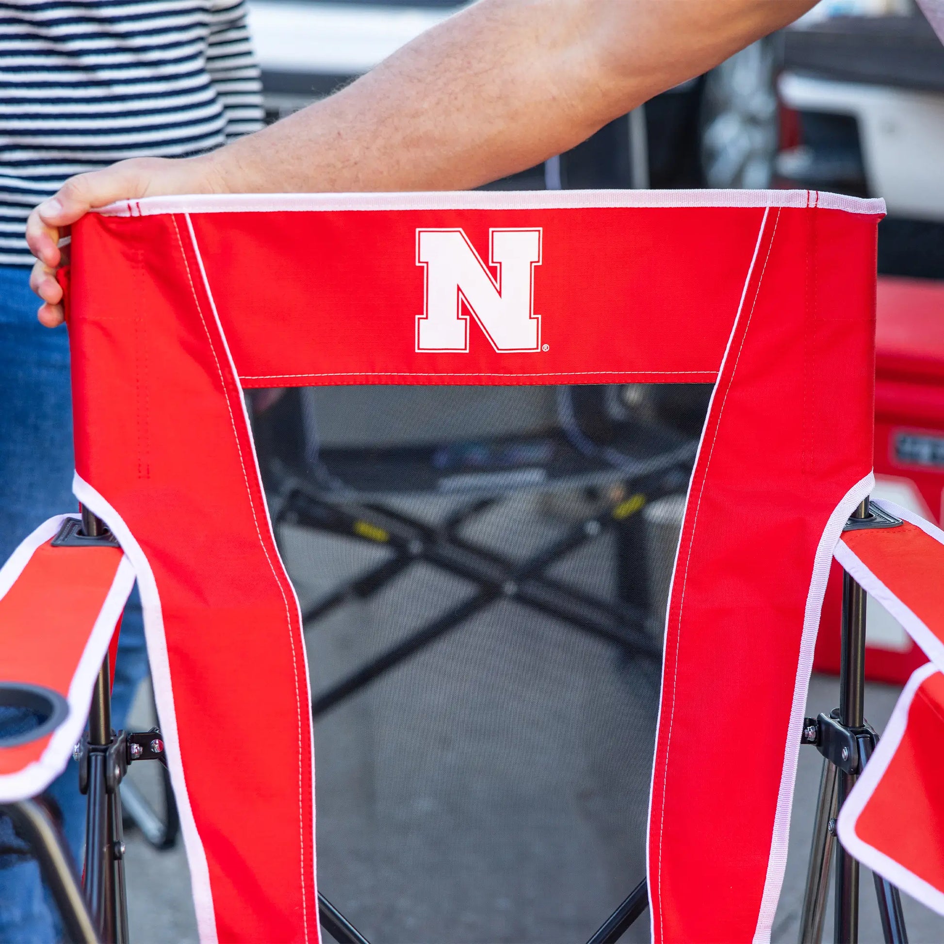 College Comfort Pro Rocker™ - Nebraska Cornhuskers - Simple Edit