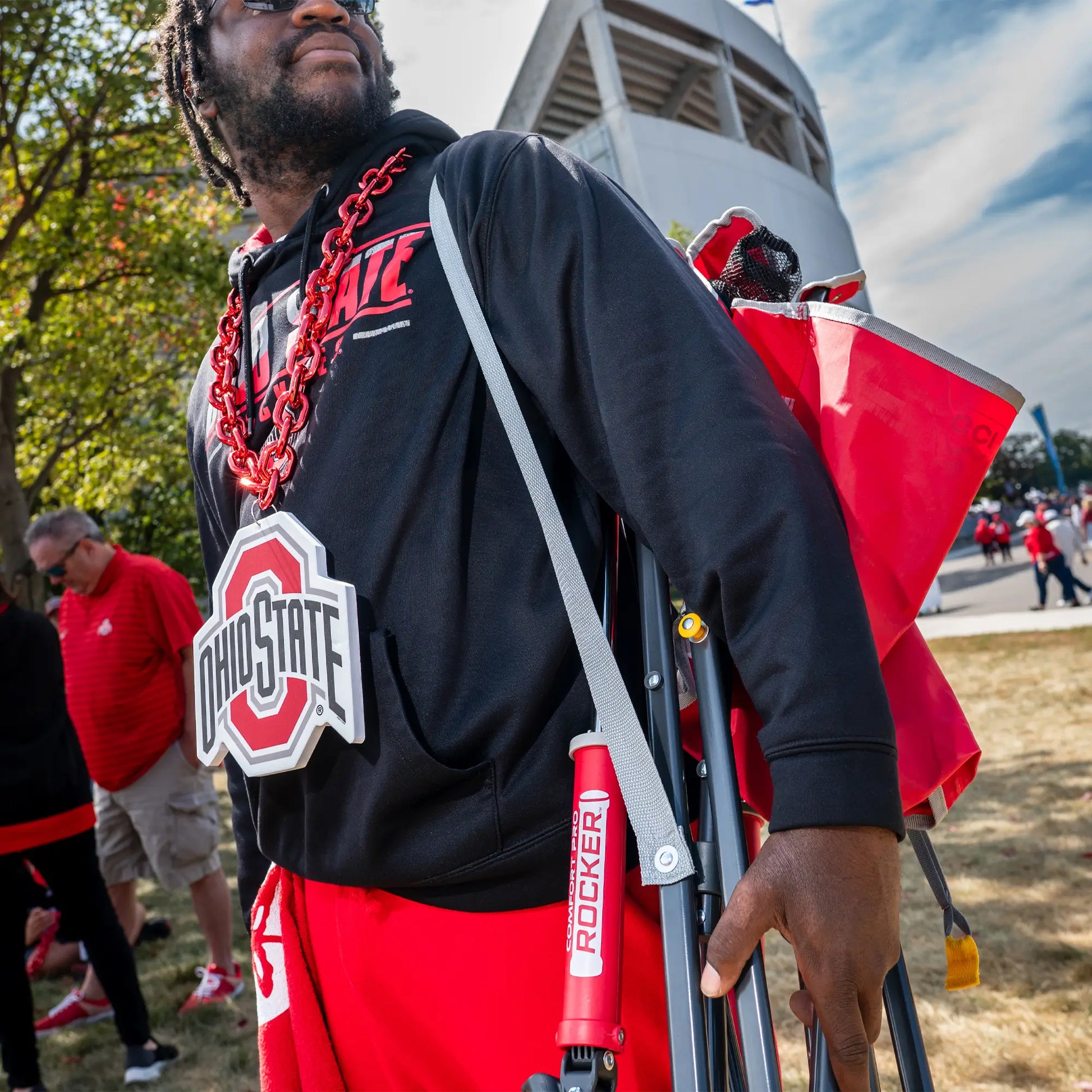 College Comfort Pro Rocker™ - Ohio State Buckeyes - Simple Edit