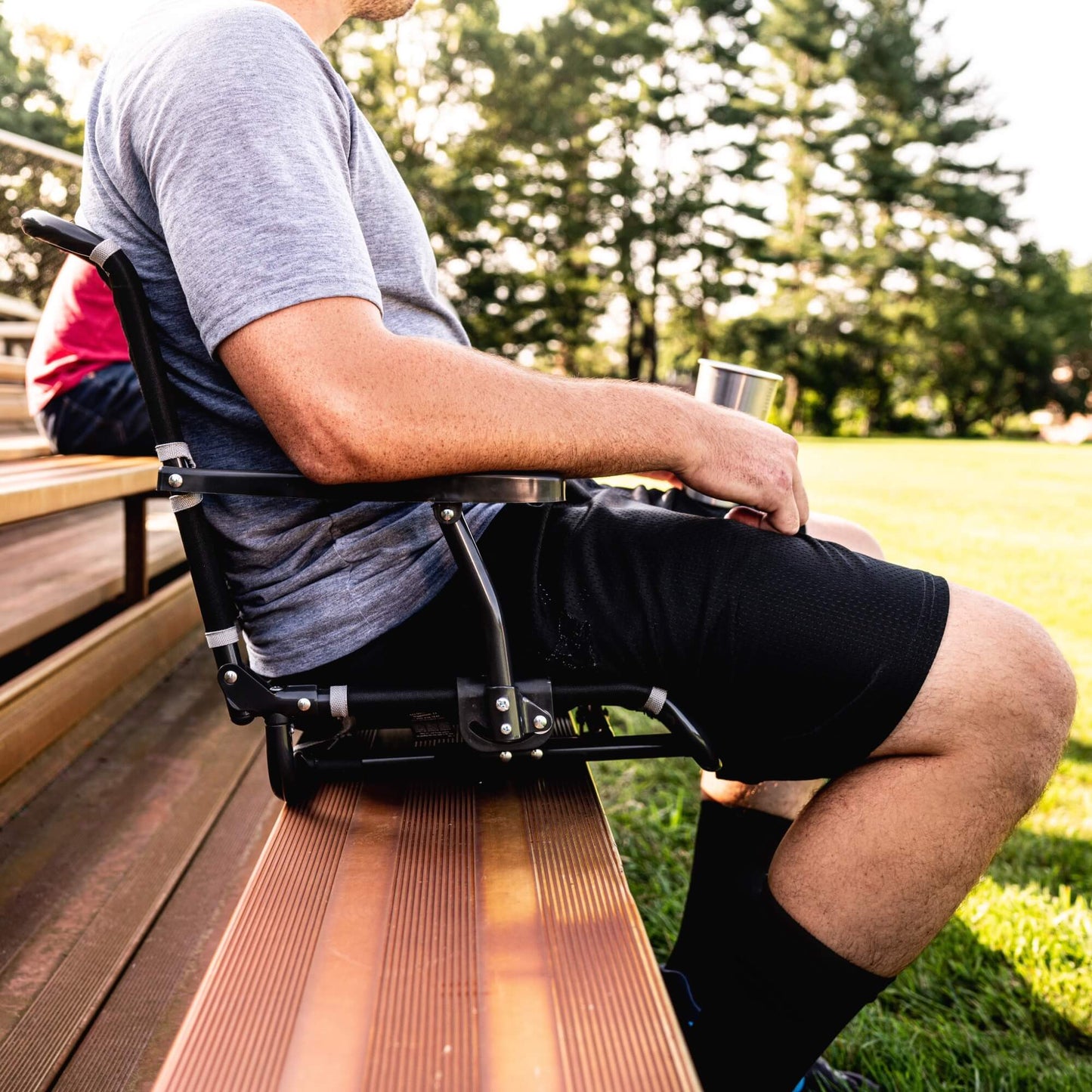 Big Comfort Stadium Chair™ with Armrests - Weekend Pair